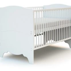 AT4 Lits Bébé Lit évolutif 70x140cm Blanc -Lits bébé Soldes lit evolutif 70x140cm blanc 2