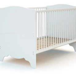 AT4 Lits Bébé Lit évolutif 70x140cm Blanc -Lits bébé Soldes lit evolutif 70x140cm blanc 3