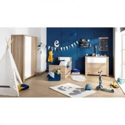 Sauthon Lits Bébé Lit évolutif 87x145x76cm Blanc -Lits bébé Soldes lit evolutif 87x145x76cm blanc 5