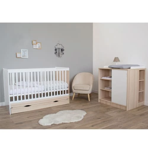Home Maison Lits Bébé Lit évolutif Bébé Java En Bois Blanc 144x76x93 5 Home Maison Lits Bébé Lit évolutif Bébé Java En Bois Blanc 144x76x93 – Image 3