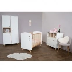 Home Maison Lits Bébé Lit évolutif Bébé Senja En Bois Blanc 144x75x101 -Lits bébé Soldes lit evolutif bebe senja en bois blanc 144x75x101 2