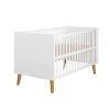 Roba Kids Lits Bébé Lit évolutif En Bois Blanc Mick 70x140 -Lits bébé Soldes lit evolutif en bois blanc mick 70x140 1