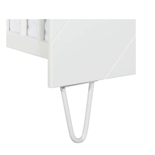 Sauthon Lits Bébé Lit Evolutif Little Big Bed 140x70 En MDF Blanc 5 Sauthon Lits Bébé Lit Evolutif Little Big Bed 140x70 En MDF Blanc – Image 3