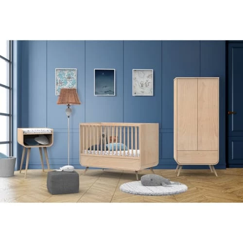 Sauthon Original Lits Bébé Lit évolutif Pieds Bois 105x143x75cm En Bois Beige 7 Sauthon Original Lits Bébé Lit évolutif Pieds Bois 105x143x75cm En Bois Beige – Image 5