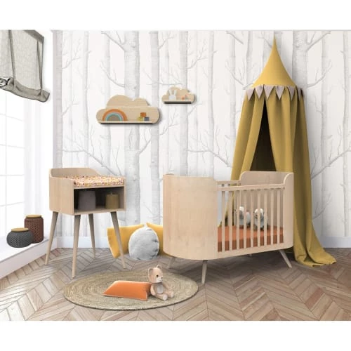 Sauthon Original Lits Bébé Lit évolutif Pieds Bois 97x144x75cm En Bois Beige 6 Sauthon Original Lits Bébé Lit évolutif Pieds Bois 97x144x75cm En Bois Beige – Image 4
