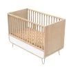 Sauthon Original Lits Bébé Lit évolutif Pieds Métal 105x143x75cm En Bois Blanc -Lits bébé Soldes lit evolutif pieds metal 105x143x75cm en bois blanc