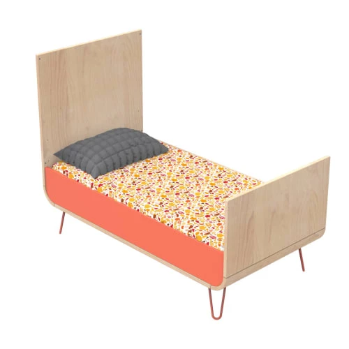 Sauthon Original Lits Bébé Lit évolutif Pieds Métal 105x143x75cm En Bois Orange 4 Sauthon Original Lits Bébé Lit évolutif Pieds Métal 105x143x75cm En Bois Orange – Image 2