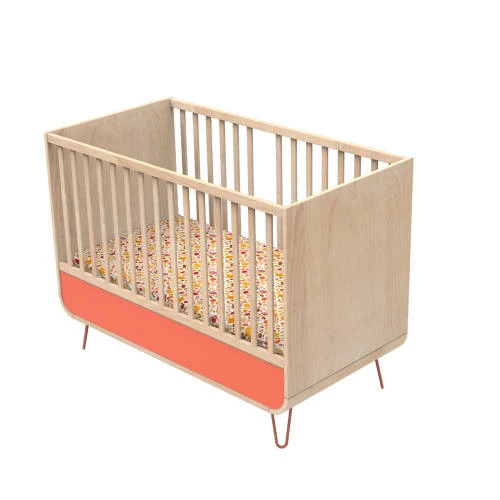 Sauthon Original Lits Bébé Lit évolutif Pieds Métal 105x143x75cm En Bois Orange 3 Sauthon Original Lits Bébé Lit évolutif Pieds Métal 105x143x75cm En Bois Orange