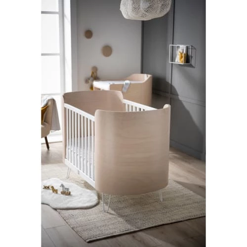 Sauthon Original Lits Bébé Lit évolutif Pieds Métal 97x144x75cm En Bois Blanc 6 Sauthon Original Lits Bébé Lit évolutif Pieds Métal 97x144x75cm En Bois Blanc – Image 4