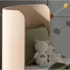 Sauthon Original Lits Bébé Lit évolutif Pieds Métal 97x144x75cm En Bois Gris -Lits bébé Soldes lit evolutif pieds metal 97x144x75cm en bois gris 4