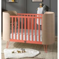 Sauthon Original Lits Bébé Lit évolutif Pieds Métal 97x144x75cm En Bois Orange 8 Sauthon Original Lits Bébé Lit évolutif Pieds Métal 97x144x75cm En Bois Orange -Lits bébé Soldes lit evolutif pieds metal 97x144x75cm en bois orange 2
