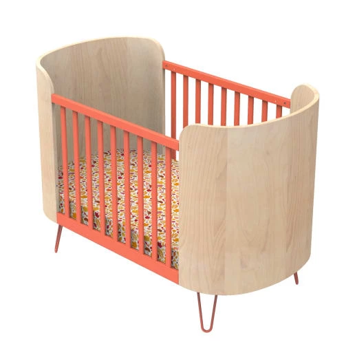 Sauthon Original Lits Bébé Lit évolutif Pieds Métal 97x144x75cm En Bois Orange 3 Sauthon Original Lits Bébé Lit évolutif Pieds Métal 97x144x75cm En Bois Orange