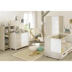 Galipette Lits Bébé Lit évolutif Sacha 70x140 En Bois Imitation Chêne Clair Et Blanc Galip 6 Galipette Lits Bébé Lit évolutif Sacha 70x140 En Bois Imitation Chêne Clair Et Blanc Galip -Lits bébé Soldes lit evolutif sacha 70x140 en bois imitation chene clair et blanc galip 1