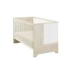 Galipette Lits Bébé Lit évolutif Sacha 70x140 En Bois Imitation Chêne Clair Et Blanc Galip -Lits bébé Soldes lit evolutif sacha 70x140 en bois imitation chene clair et blanc galip