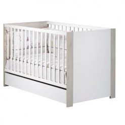 Sauthon Lits Bébé Little Big Bed 140x70 En Bois Blanc -Lits bébé Soldes little big bed 140x70 en bois blanc 3