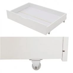 Happy Garden Têtes De Lits Et Accessoires De Lits Enfants Lot De 2 Tiroirs De Rangement Sous Lit 190x90cm Blancs -Lits bébé Soldes lot de 2 tiroirs de rangement sous lit 190x90cm blancs 2