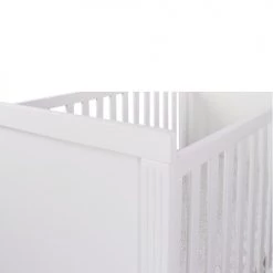 ID Kids Lits Bébé Pack Lit Bébé Avec Matelas 70x140 Cm Bois Massif Blanc -Lits bébé Soldes pack lit bebe avec matelas 70x140 cm bois massif blanc 10
