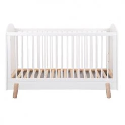 ID Kids Lits Bébé Pack Lit Bébé Avec Matelas 70x140 Cm Bois Massif Blanc -Lits bébé Soldes pack lit bebe avec matelas 70x140 cm bois massif blanc 15