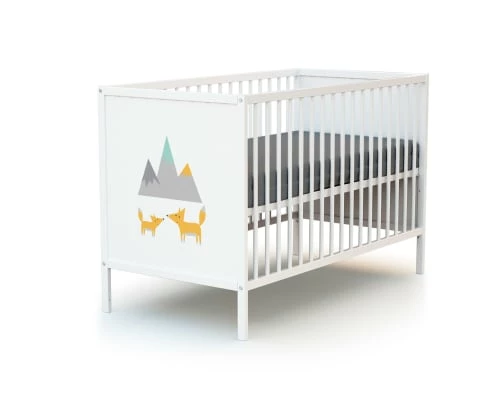 Webaby Lits Bébé Pack Lit Bébé Et Meuble à Langer Blanc 4 Webaby Lits Bébé Pack Lit Bébé Et Meuble à Langer Blanc – Image 2