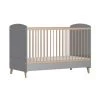 ID Kids Lits Bébé Pack Lit Bébé évolutif Avec Matelas 70x140 Cm Effet Bois Gris Et Bois -Lits bébé Soldes pack lit bebe evolutif avec matelas 70x140 cm effet bois gris et bois