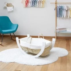 Shnuggle Lits Bébé Support Couffin Réversible Blanc -Lits bébé Soldes support couffin reversible blanc 2