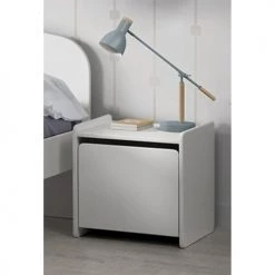 Vipack Tables De Chevet Enfant Table De Chevet 1 Porte Blanc -Lits bébé Soldes table de chevet 1 porte blanc 7
