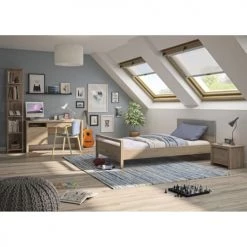 Gami Tables De Chevet Enfant Table De Chevet 1 Porte Naturel -Lits bébé Soldes table de chevet 1 porte naturel 3