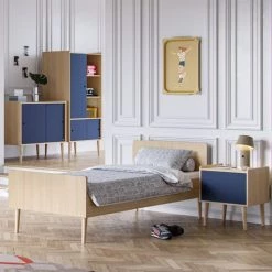 Vox Tables De Chevet Enfant Table De Chevet 1 Porte Naturel -Lits bébé Soldes table de chevet 1 porte naturel 8