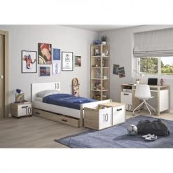 Gami Tables De Chevet Enfant Table De Chevet 1 Porte Sur Roulettes Chêne Blanc 12 Gami Tables De Chevet Enfant Table De Chevet 1 Porte Sur Roulettes Chêne Blanc -Lits bébé Soldes table de chevet 1 porte sur roulettes chene blanc 4