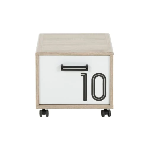 Gami Tables De Chevet Enfant Table De Chevet 1 Porte Sur Roulettes Chêne Blanc 3 Gami Tables De Chevet Enfant Table De Chevet 1 Porte Sur Roulettes Chêne Blanc