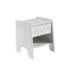 Vipack Tables De Chevet Enfant Table De Chevet 1 Tiroir Blanc