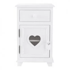 Maisons Du Monde Tables De Chevet Table De Chevet 1 Tiroir Blanche