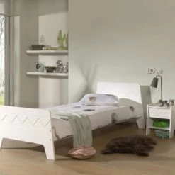 Vipack Tables De Chevet Enfant Table De Chevet 1 Tiroir Bleu -Lits bébé Soldes table de chevet 1 tiroir bleu 3