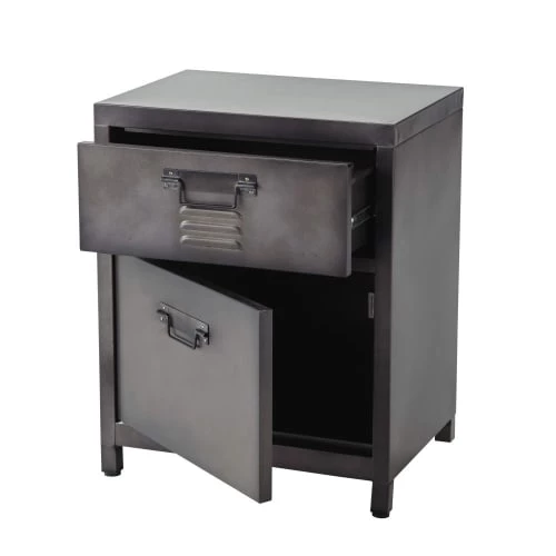 Maisons Du Monde Tables De Chevet Enfant Table De Chevet 1 Tiroir En Métal 4 Maisons Du Monde Tables De Chevet Enfant Table De Chevet 1 Tiroir En Métal – Image 2