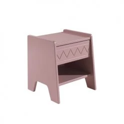 Vipack Tables De Chevet Enfant Table De Chevet 1 Tiroir Rose