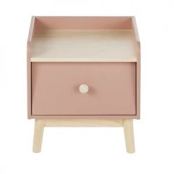 Lits bébé Soldes 16 Maisons Du Monde Tables De Chevet Enfant Table De Chevet 1 Tiroir Terracotta Et Beige