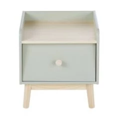 Maisons Du Monde Tables De Chevet Enfant Table De Chevet 1 Tiroir Verte Et Beige -Lits bébé Soldes table de chevet 1 tiroir verte et beige come 1000 9 38 226194 1 2