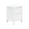 Bopita Tables De Chevet Enfant Table De Chevet 2 Tiroirs Blanc -Lits bébé Soldes table de chevet 2 tiroirs blanc