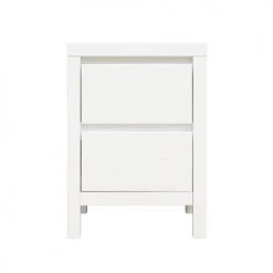Bopita Tables De Chevet Enfant Table De Chevet 2 Tiroirs Blanc -Lits bébé Soldes table de chevet 2 tiroirs blanc 2