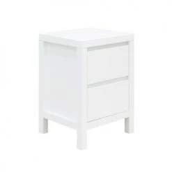 Bopita Tables De Chevet Enfant Table De Chevet 2 Tiroirs Blanc