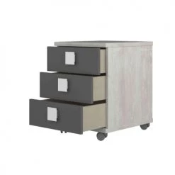 Terre De Nuit Tables De Chevet Enfant Table De Chevet 3 Tiroirs à Roulettes En Bois Imitation Chêne Et Noir 10 Terre De Nuit Tables De Chevet Enfant Table De Chevet 3 Tiroirs à Roulettes En Bois Imitation Chêne Et Noir -Lits bébé Soldes table de chevet 3 tiroirs a roulettes en bois imitation chene et noir 2