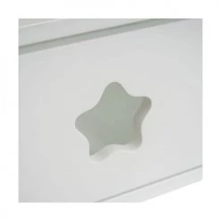 Wadiga Tables De Chevet Enfant Table De Chevet Bois Enfant Blanc étoile 40x30x50cm -Lits bébé Soldes table de chevet bois enfant blanc etoile 40x30x50cm 3