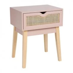 Jardideco Tables De Chevet Enfant Table De Chevet En Bois Rose