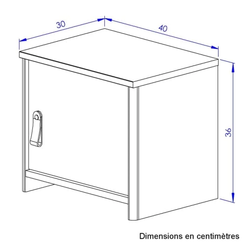 Gami Tables De Chevet Enfant Table De Chevet Enfant 1 Porte Effet Chêne Marron 7 Gami Tables De Chevet Enfant Table De Chevet Enfant 1 Porte Effet Chêne Marron – Image 5
