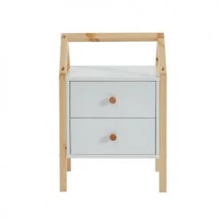 Baita Tables De Chevet Enfant Table De Chevet Enfant Blanc 1 Tiroir