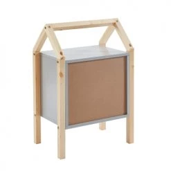 Baita Tables De Chevet Enfant Table De Chevet Enfant Gris 1 Tiroir -Lits bébé Soldes table de chevet enfant gris 1 tiroir 5