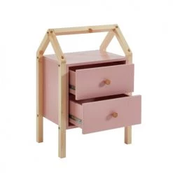 Baita Tables De Chevet Enfant Table De Chevet Enfant Rose 1 Tiroir -Lits bébé Soldes table de chevet enfant rose 1 tiroir 4
