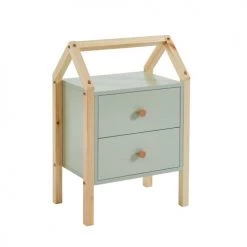 Baita Tables De Chevet Enfant Table De Chevet Enfant Vert 1 Tiroir -Lits bébé Soldes table de chevet enfant vert 1 tiroir 8