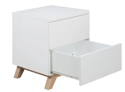 Bopita Tables De Chevet Enfant Table De Chevet Sans Poignées Blanc 5 Bopita Tables De Chevet Enfant Table De Chevet Sans Poignées Blanc – Image 3