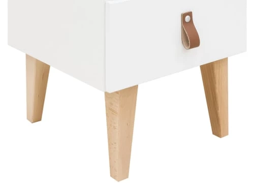 Bopita Tables De Chevet Enfant Table De Nuit Blanc/naturel En MDF, Panneaux De Particules Et Hêtre 7 Bopita Tables De Chevet Enfant Table De Nuit Blanc/naturel En MDF, Panneaux De Particules Et Hêtre – Image 5